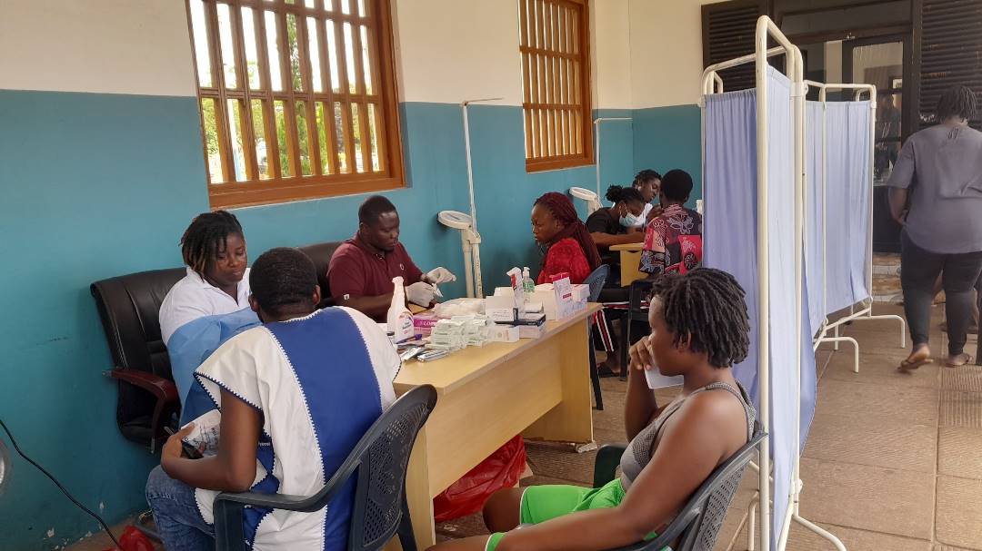 Mensah Sarbah Hall organizes health screening.